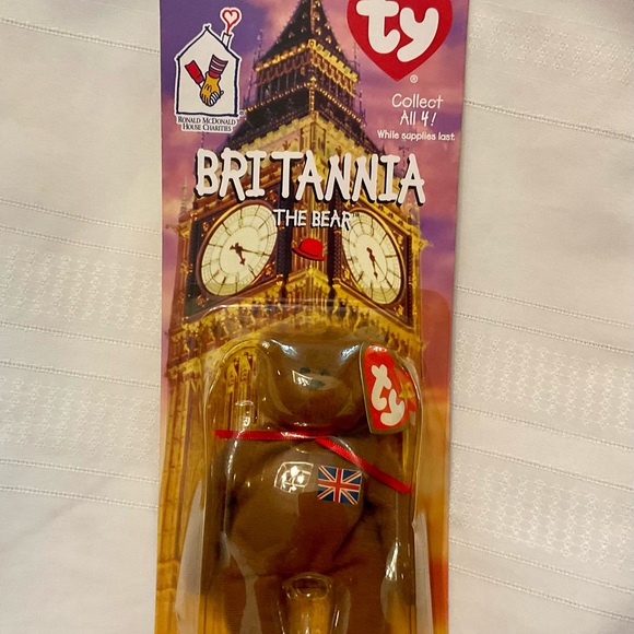 Rare Error Ty Beanie Babies International Bears. Full set of 4. Retired. - Picture 7 of 12